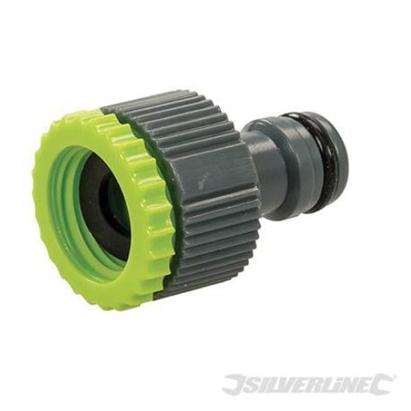 Connettori rubinetti 1/2" e 3/4" maschio guarnizioni antigelo e lunga durata silverline Silverline