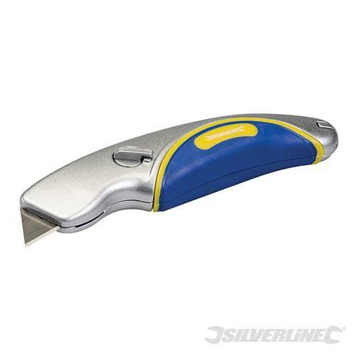 Taglierino Silverline coltello lama a scorrimento corpo in zinco + 3 lame Silverline