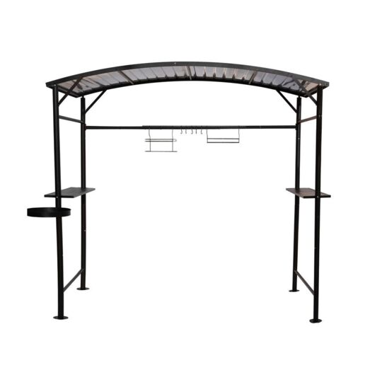 Tettoia In Policarbonato Per Barbecue 167x128x202cm Foresta