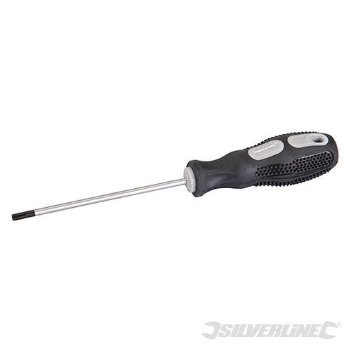 Cacciavite Silverline Torx stella cacciaviti T20 x 100mm punta croce in acciaio cromo Silverline
