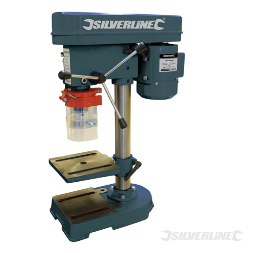 Trapano a colonna da banco perforatore crea fori precisi 350W Silverline PRO Silverline