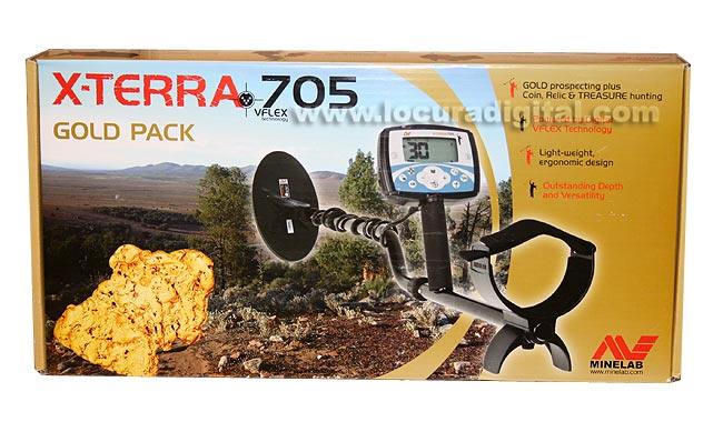 Metal detector x-terra 705 Gold per ricerca oro metalli monete Gold detector Minelab x terra 705 Gold Minelab